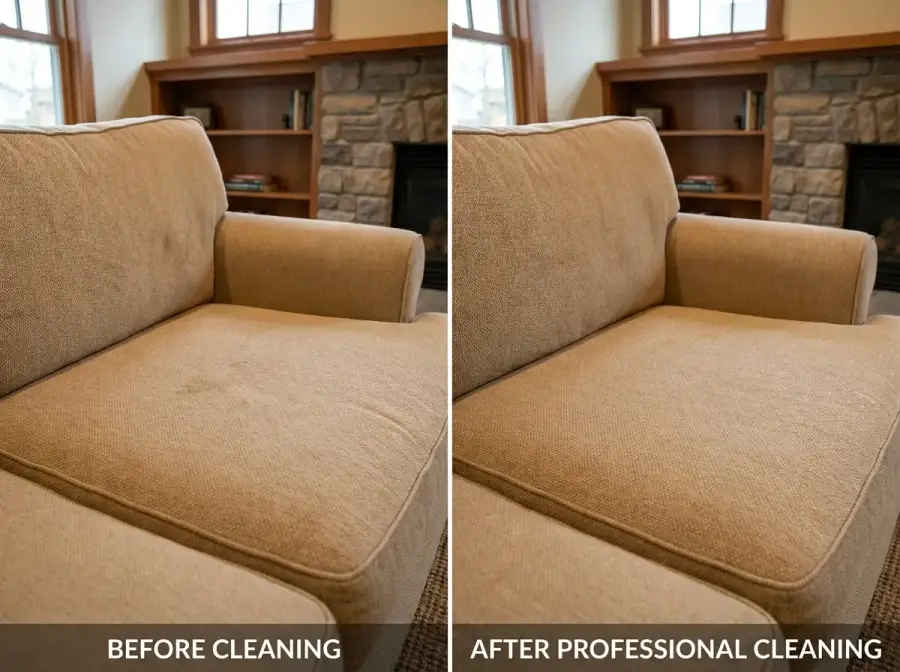 RTP Upholstery before and after cleaning — photo 8