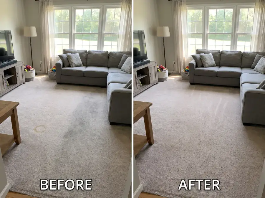 RTP Upholstery before and after cleaning — photo 9